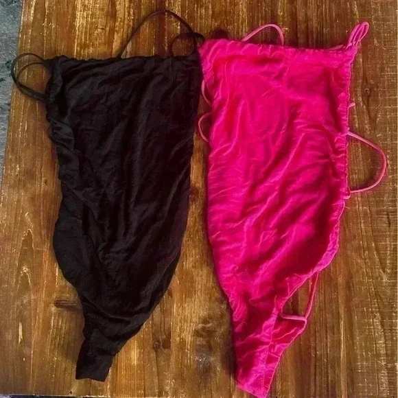 Fashion Nova strapy back bodysuit 2-pack - Picture 1 of 2